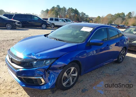 2019 Honda Civic Lx из США, поврежденный, VIN 19XFC2F63KE018205